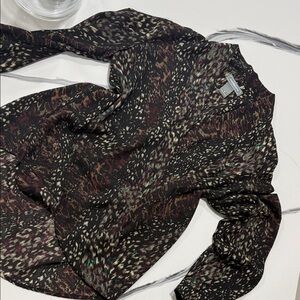 Johnston & Murphy Multicolor Patterned Blouse